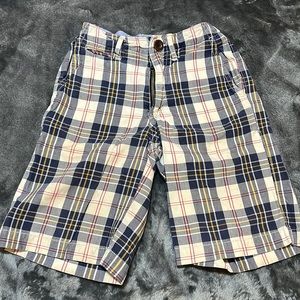 Boys gap kids plaid shorts